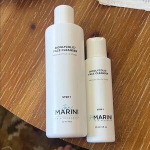 Jan Marini Bioglycolic Face Cleanser 8 and 3 oz sealed